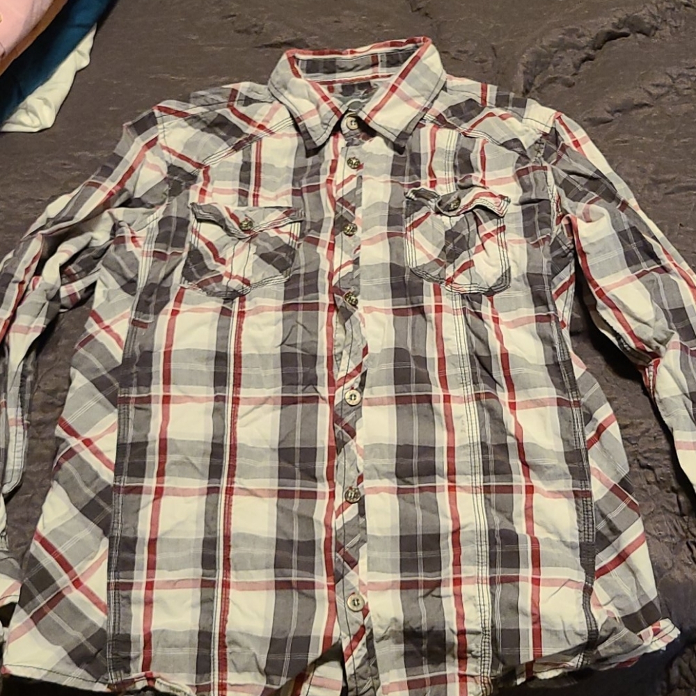 Buckle Casual Button Down Shirt